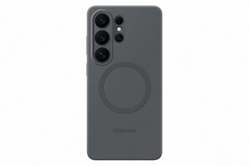 Image of Samsung Galaxy S26 Ultra Silicone Magnet Phone Case, Soft-Touch, Durable Grip, Great Feel, Black