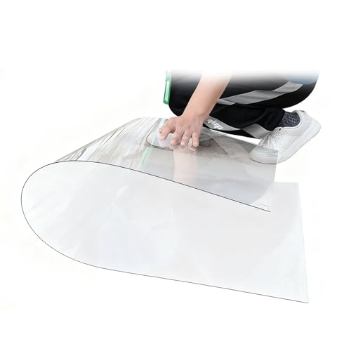 HXYhydrypd Policarbonato Placas Transparente de 1,2 mm, Plástico para Invernadero,placas de Policarbonato para Cobertizos, Casetas para Perros, Bricolaje(100x300cm/3.3x9.8ft)
