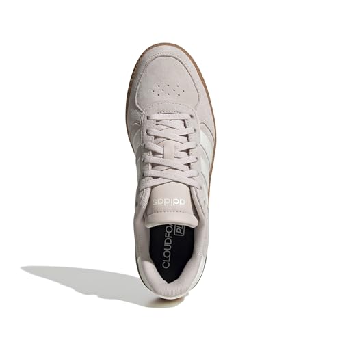 Image of adidas Womens Breaknet Sleek Sneakers Shoes Casual - Brown