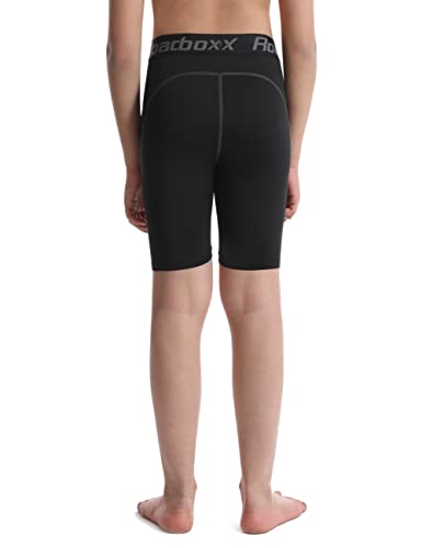Roadbox Youth Boys Compression Shorts - Spandex Athletic Kids Running Compression Underwear for Basketball Baseball Soccer3