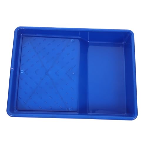 Hoement Vaschetta per Pittura in Plastica Blu Usa e Getta per Applicatore Vaschetta Vernice per Pareti Organizer Pratico e Resistente per Accessori Pittura