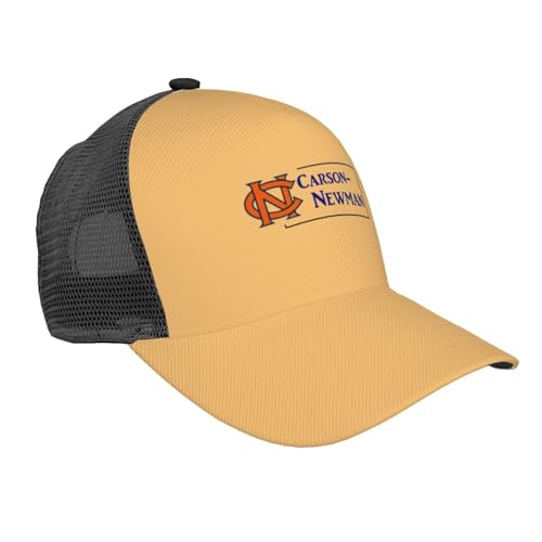 Carson Newman University Hat Adjustable Washable Adult Curved Brim Mesh Baseball Cap Black