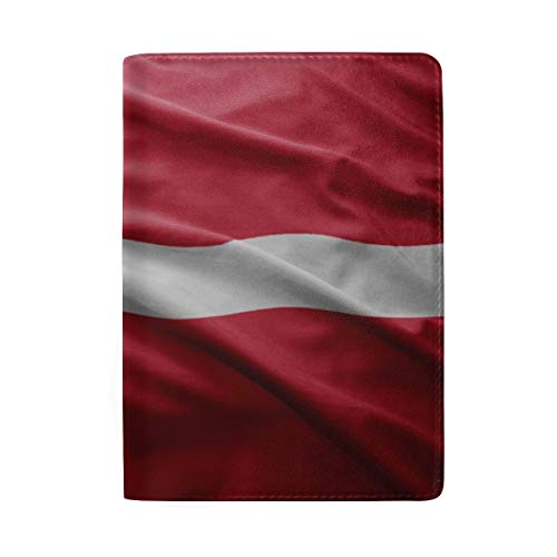 Funda de Piel para Pasaporte de la Bandera de Dinamarca