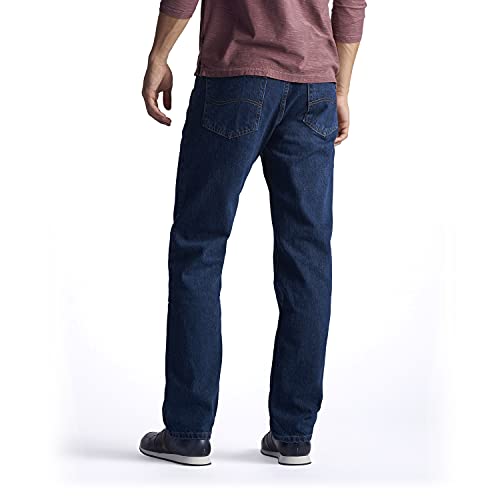 Image of Lee Men's Cotton Blend and Polyester Regular Fit Straight Leg Jeans