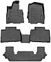 WeatherTech Custom Fit FloorLiner Floor Mats for Lincoln Aviator Complete Set (1st, 2nd, & 3rd Row)