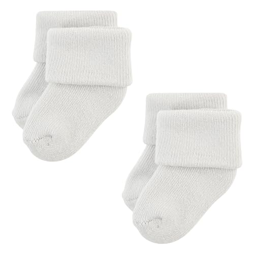 Image of Hudson Baby Baby 8-pack Cotton Rich Newborn and Terry Socks