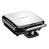 Cuisinart 4-Slice Belgian Waffle Maker, Stainless Steel/Black, WAF-150P1