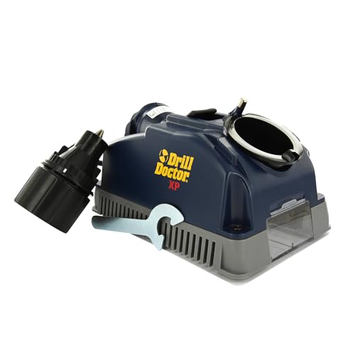 TIVOLY - Drill Doctor 400 - Affûteuse pour Tous Types de Forets Métaux et Béton Ø 2,5-13 mm - Affûtage Dépouille Conique et Pointe en Croix - Angle de Dépouille...