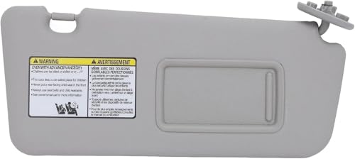 Pare-soleil voiture droit gris avec miroir pour Toyota RAV4 2004-2005