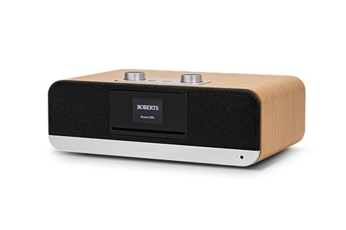 Blutune 300L Sistema de Audio Todo en uno con CD, Dab+/FM/Bluetooth/USB Cereza