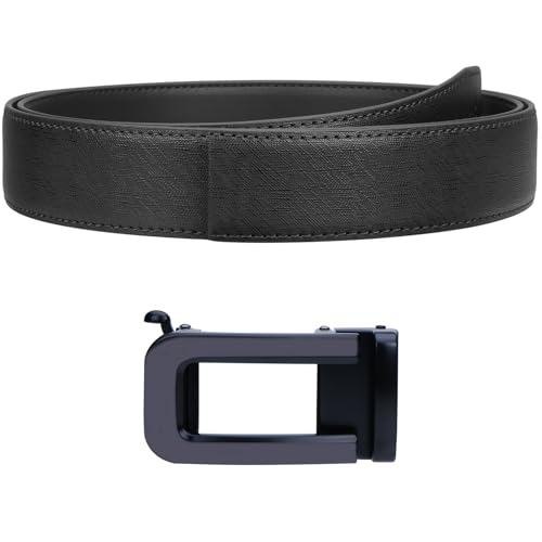 Image of Labnoft Men's PU Leather Auto-lock Belt
