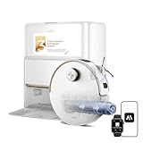 Mova Z60 Ultra Roller Complete Saugroboter mit Wischfunktion, HydroForce-Wischen, AutoShield-Technologie, LiftPro-Gehäuse und StepMaster 2.0-System, 28.000 Pa Saugkraft, Wischen mit DuoSolution-System