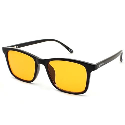 GEIFER Gafas Filtro Luz Azul para Hombre Mujer Biohaking - Gafas Bloqueadoras Luz Azul para Ordenador - Bloqueo Anti Luz Azul - Mejora Calidad del Sueño y Alcanza tu Mejor Version (Día)