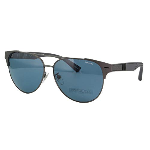 Chopard 2019 Mille Miglia SCH C32 584Z Men Black & Blue Polarized Pilot Aviator Sunglasses 60mm