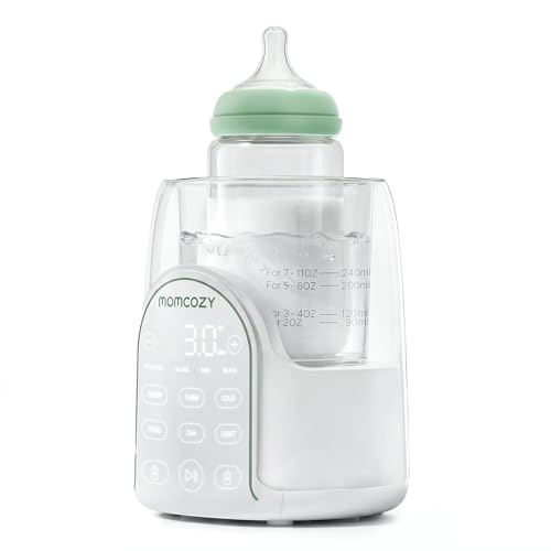 Image of Momcozy NightPro Baby Bottle Warmer for Breastmilk, Built-in Night Light, BPA-Free Tritan, Fullest Nutrients Preserved with Fast & Even Water Bath Warm, Newborn Breastfeeding Essentials Gift for Mom