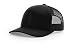 Richardson 115 Snapback Truckers Cap, Black, Adjustable