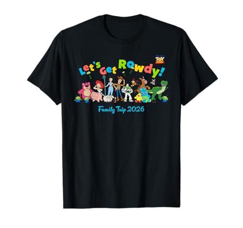 Disney and Pixars Toy Story Rowdy Family Trip 2026 Vacation T-Shirt