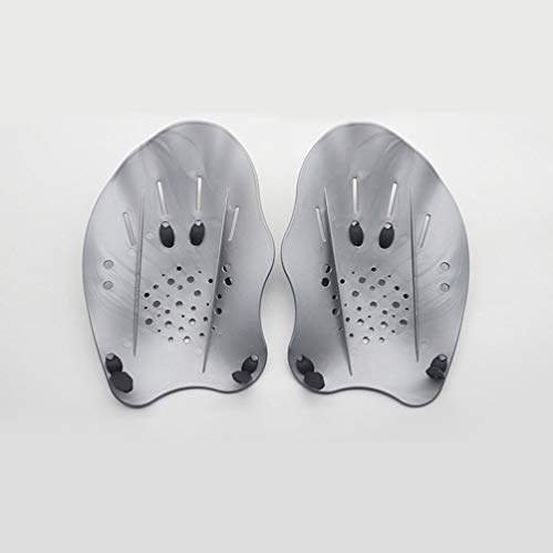 Barbatanas de mão para treino de natação com alças ajustáveis para natação e natação para mulheres e