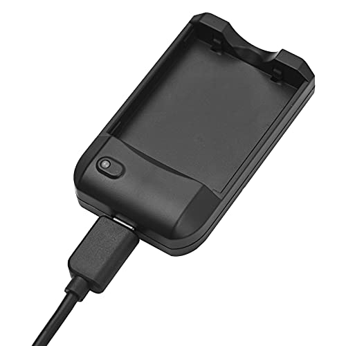 Mini cargador portátil NP-6L con cable USB verde miniatura 4