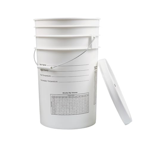 FastRack Fermentation Bucket Home Brewing Wine Fermenter 6.