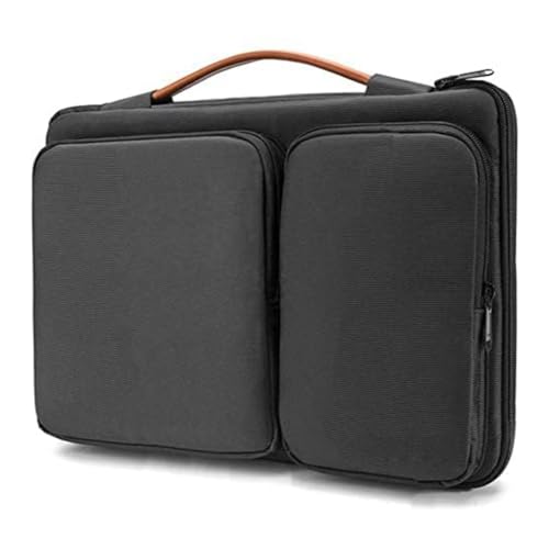 Image of MOCA 360 Protective Laptop Sleeve 13 Inch for MacBook Air 13 M1 2020 MacBook Pro 13 2016-2020 Surface Pro X 7 6 5 Water Resistant Slim Shockproof Laptop Cover Case (13 Inch, Black)