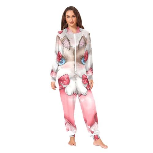 Mono de pijama para San Valentín de gatos el regalo original y tierno para parejas