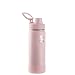 Takeya 51079 Actives Insulated Stainless Steel Water Bottle with Spout Lid, 18 oz, Blush