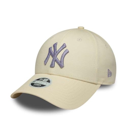 Casquette New Era 9Forty Femme NY Yankees Beige Métallisé Mode Look Urbain