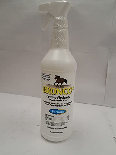 Bronco E Equine Fly Spray Plus Citronella Scent, 1 Quart - image 3