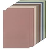 10 Farben Morandi-Kartonpapier A4-60 Blätter Buntes Dickes Kartonpapier 250GSM/92LB Für DIY-Projekte, Einladungen, Handwerk, Druck UAP30MX60