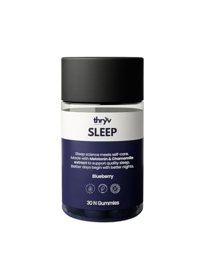 5 Tips for Better Sleep and Improved Health 4 Thryv Sleep Gummies - Melatonin, Chamomile, Valerian Root & L-The...