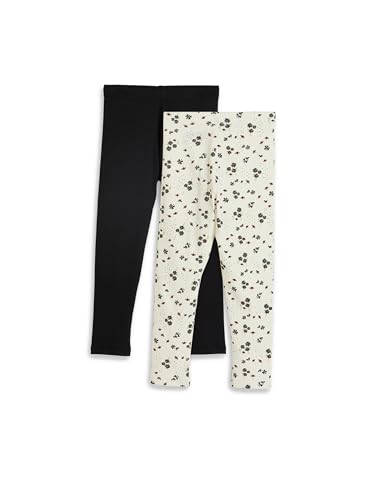Image of Amazon Brand - Symbol Girl's Cotton Ribbed Stretchable Leggings | Ankle Length | Aged 2-14 Years