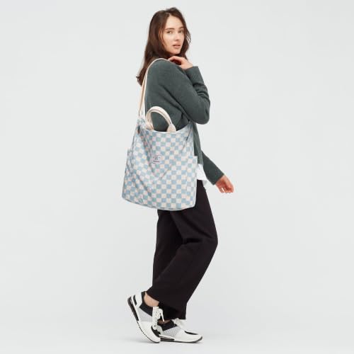 Image of KALIDI Corduroy Tote Bag, Large Slouchy Hobo Messenger Crossbody Bag