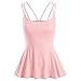 Produktbild OSYARD Damen Sommer Strand Weste Top ärmellose Bluse Casual Tank lose Tops T-Shirt(EU 46 / XL, Pink)