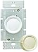 Lutron FS-5FH-DK Electronics Rotary On/Off Fan-Speed Control, No Size, White/Ivory