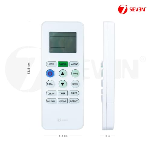 Image of 7SEVEN Compatible of TCL Ac Remote Original Model 223A 433kHz Suitable for 1 1.5 2 Ton Split Air Conditioner 15 Keys Ensure Each Key Match and Genuine Remotes Replicate Exactly