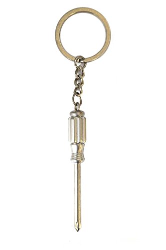 Work Tools Keyring/Metal Novelty Keychain - Screwdriver