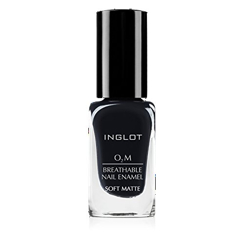 INGLOT Halal Breathable Nail Enamel O2M 535 Soft Matte Black