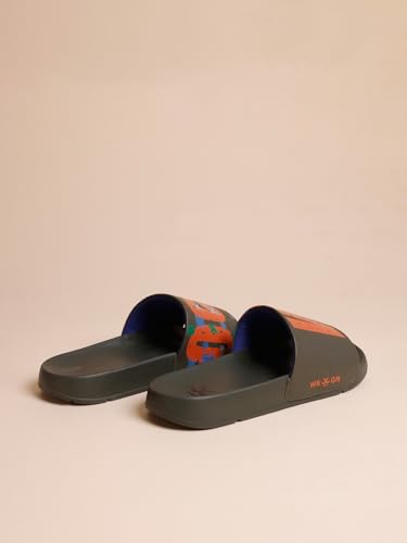 Image of WROGN Men's Anti-slip Sliders | Lightweight EVA Sole | Foam Padded Comfort