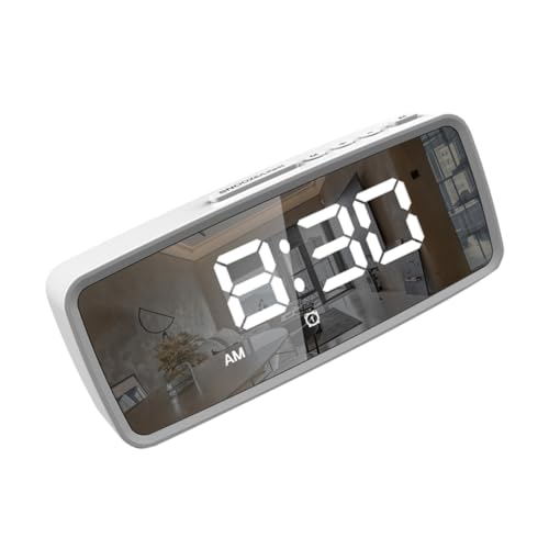 DOITOOL 電子目覚まし時計 卓上スタンド式 安定設置 大字表示 軽量コンパクト シンプルデザイン 一人暮らしや贈り物に適したデスククロック