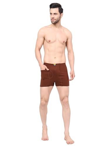Image of Digsel Men 100% Cotton Inner Elastic Packet Trunks