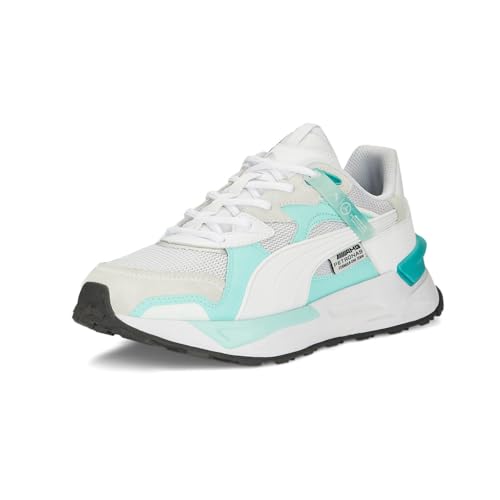 PUMA Mens Mercedes Amg Petronas F1 X Mirage Sport Asphalt Lace Up Sneakers Shoes Casual - White2