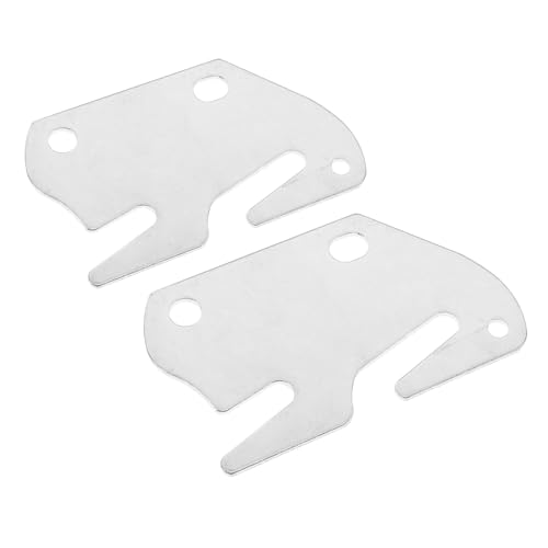 VALICLUD 2Pcs Bed Rail Connector Brackets Wood Bed Frame Hook Plates for Replacement and Bed Construction Easy to Install Hardware for Enhanced Stability