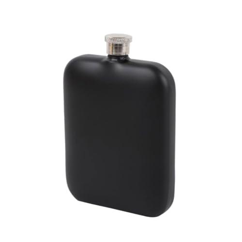 Mikikit Jarra De Tapa Plana De Acero Inoxidable Resistente Al Agua Diseño Cuadrado Para Bolsillo Perfecta Para Viajes Caza y Montañismo