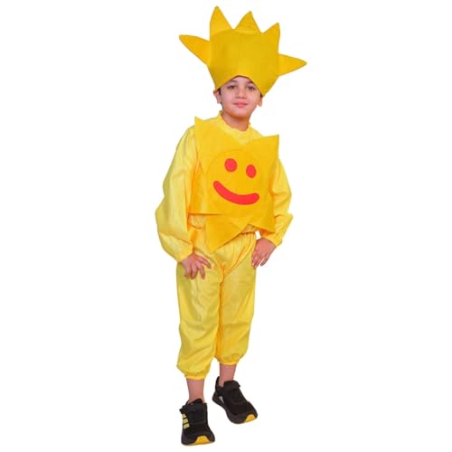 Image of Kaku Fancy Dresses Nature Costume for Kids - Star, Sun, Moon, Cloud, Water Drop, Rainbow for Boys & Girls - Annual Function /Theme Party /Stage Shows /Competition
