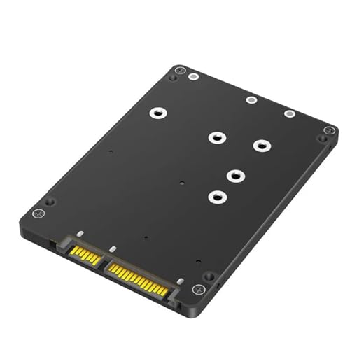 Adaptador Caja Externa M.2 NGFF/MSATA a SATA3 SSD 2.5" miniatura 4