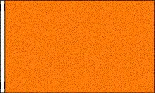 Atv 10 Ft Tall Solid Orange Safety Flag with 2 Piece White Pole (no mounting hardware included)