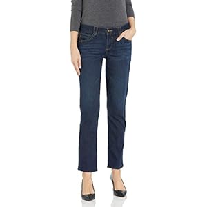 Democracy Women's Ab Solution Straight Leg Jean, Indigo, 4