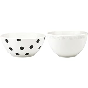Kate Spade New York Deco Dot 2-Piece Mixing Bowl Set, 8.75 LB, Multi