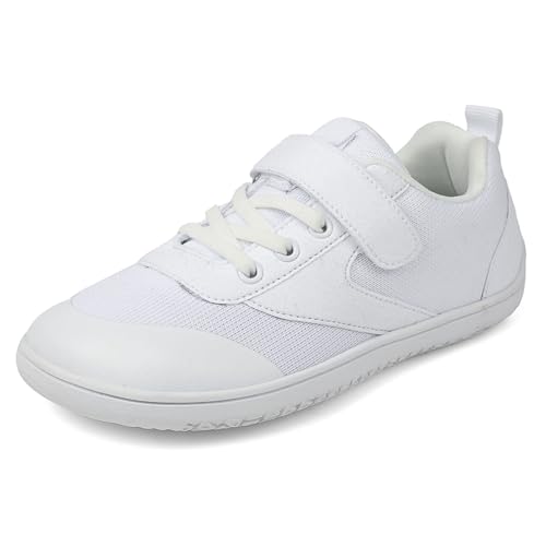 SECHRITE Kinder Breite Barfußschuhe Barfuß Sneaker für Jungen...